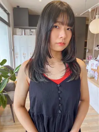 ロング 清水 奏人のヘアスタイル