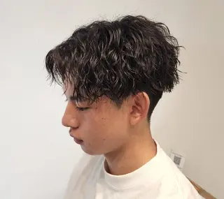 ショート パーマ メンズ 【イケメン風パーマ】 SHOFYのヘアスタイル