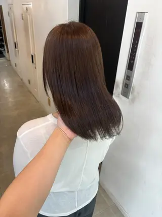 ミディアム カラー GiseL 博多筑紫口店のヘアスタイル
