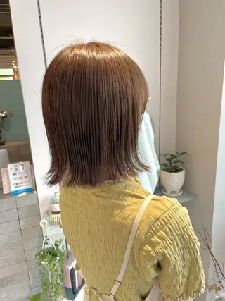 ショート カラー 髪質改善×美髪矯正 艶髪カラー 阪口のヘアスタイル