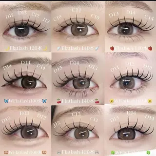 マツエク・マツパ りふれるBeauty ＋栗東店🩶北中のマツエク・マツパデザイン
