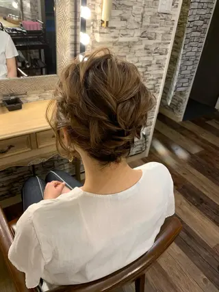 ヘアアレンジ hair make Lucciのヘアスタイル