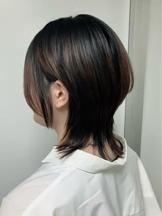 ショート fumika推しカラ ー/デザインカラーのヘアスタイル