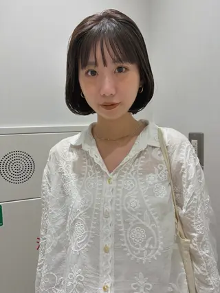 ミディアム カラー 砂原 ひよりのヘアスタイル