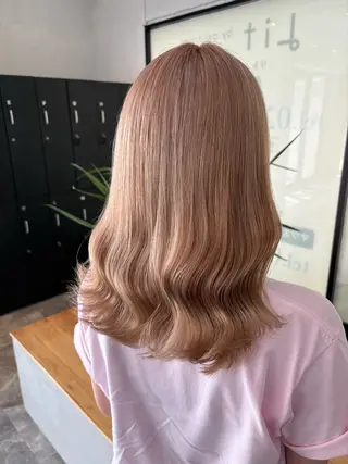ミディアム 🧋ミルクティーカラ ー🧋特化小林拓登のヘアスタイル
