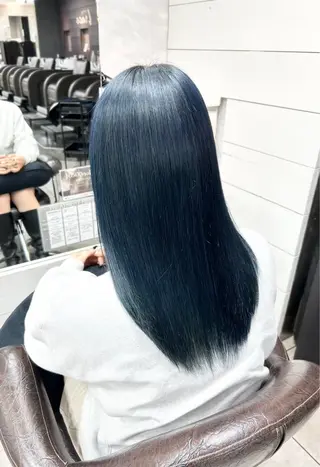 ロング カラー 本尾 空大のヘアスタイル