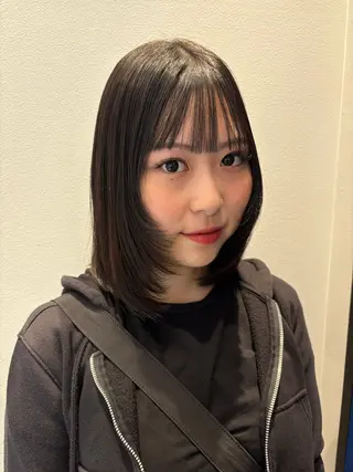 ミディアム 田中 瑞希のヘアスタイル