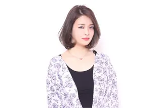 ミディアム カラー noa ノアのヘアスタイル