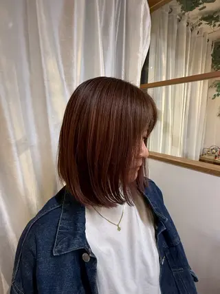 ショート カラー いしはま ななかのヘアスタイル