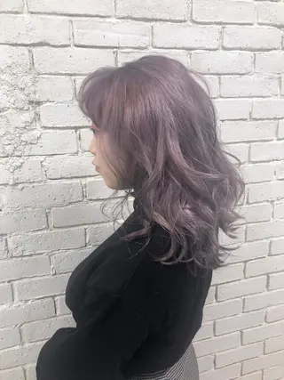 セミロング カラー welring hair salonのヘアスタイル