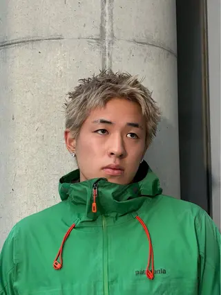 メンズ メンズ|スパイキー 横浜|エクステのヘアスタイル