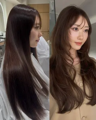 ロング ayu omochaのヘアスタイル