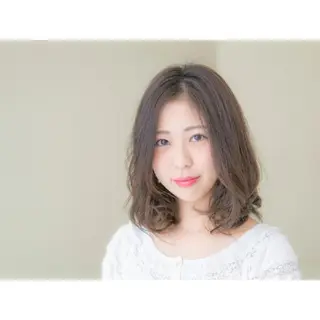 ミディアム 永野 良一のヘアスタイル