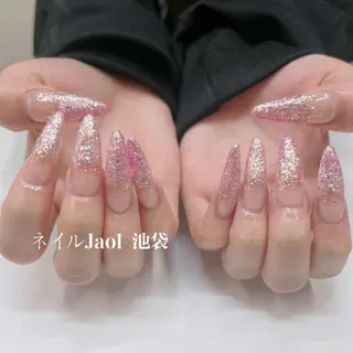 ロング ネイルJaol 池袋のネイルデザイン