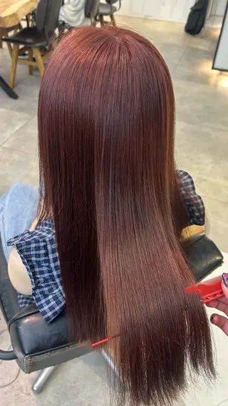 カラー 暖色ෆ‪透明感カラー 🩷cocoriのヘアスタイル