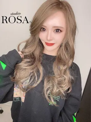 ロング カラー 関東 蓮太のヘアスタイル
