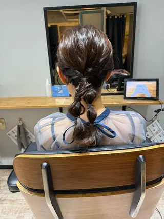 ロング ヘアアレンジ 加藤 まりえのヘアスタイル