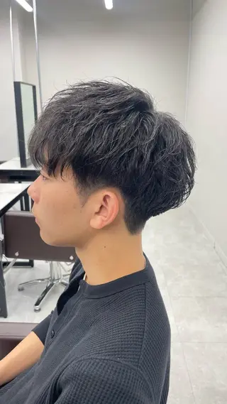 ショート パーマ メンズ メンズ特化AMITY SHINGOのヘアスタイル
