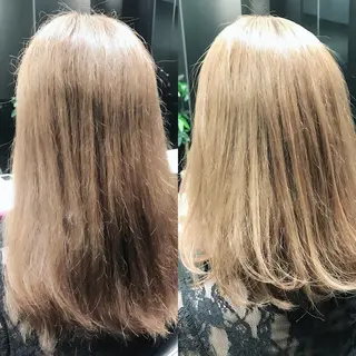 セミロング カラー パーマ 上條 航平のヘアスタイル