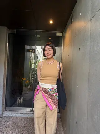 ショート ボブパーマ🥣KON コンナツミのヘアスタイル