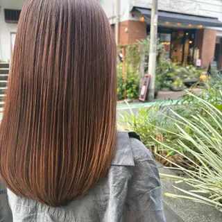 セミロング 有村 梨桜のヘアスタイル