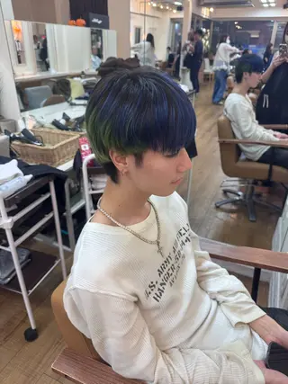 メンズ 森 千明のヘアスタイル