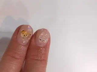 ネイル はばすみれ🎀ﾈｲﾙ 光ﾌｪｲｼｬﾙ ﾍｱのネイルデザイン