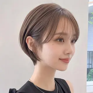 ショート 透明感カラー✨ よしの じろうのヘアスタイル