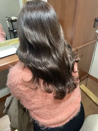 セミロング カラー 羽田翔大/ブリーチ/ レイヤー/店長のヘアスタイル