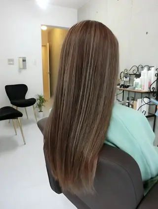ロング カラー nao 艶カラー・髪質改善のヘアスタイル