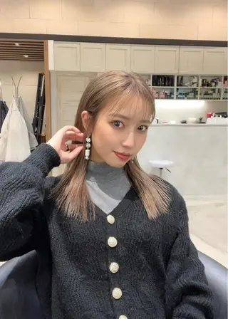 ロング 盛れるカットカラー DEAN豊橋店のヘアスタイル