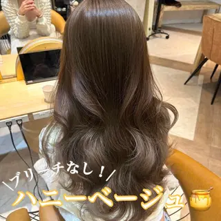 ロング カラー 髪質改善/縮毛矯正 松原和志のヘアスタイル