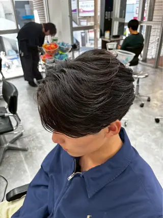 パーマ メンズ 海外風パーマ カラー特化園田　楓莉のヘアスタイル