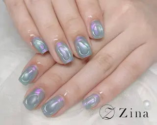 ショート 自爪育成/zina/ KIMIのネイルデザイン
