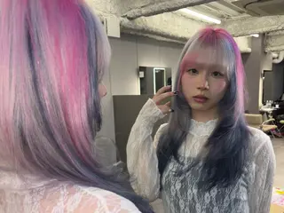 ロング カラー デザインカラー /rioのヘアスタイル