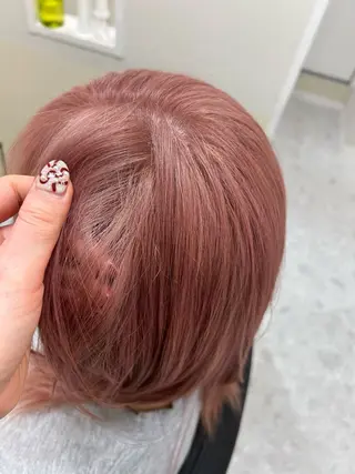 ミディアム カラー 🩰ニシムラヒカリ 半個室salon♡*のヘアスタイル