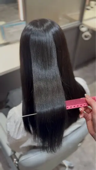 ロング カラー 上野 日菜莉のヘアスタイル
