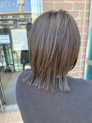 ショート カラー パーマ ヘアアレンジ メンズ キッズ ネイル マツエク・マツパ 久木原 ゆりのヘアスタイル
