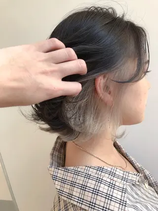 ミディアム カラー 【透明感、艶髪】西村 有司のヘアスタイル