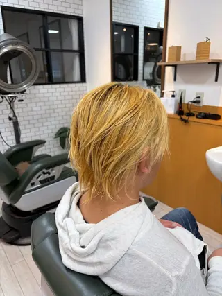 カラー パーマ メンズ men'sヤマカワ /【琉生】のヘアスタイル