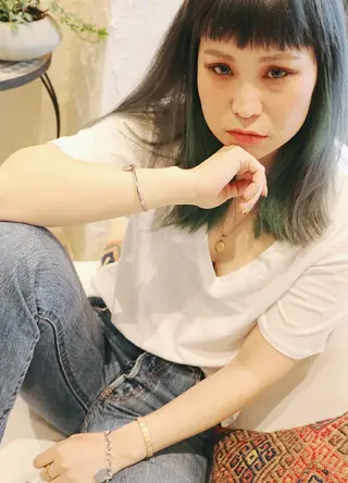 ミディアム 徳永 博志のヘアスタイル