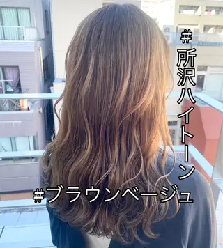 カラー 所沢パーマ セキネユウタのヘアスタイル