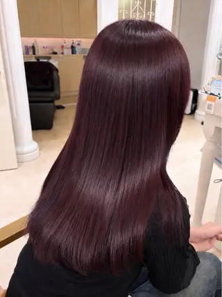 ロング カラー 艶感暖色カラー🥀/ レイヤー / れいかのヘアスタイル