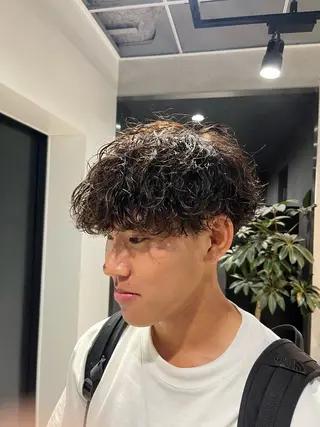 ショート カラー パーマ ヘアアレンジ メンズ キッズ 🔥パーマ特化🔥 優馬のヘアスタイル