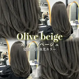 ロング カラー 《髪質改善✖️オリー ブ🧸》小嶋拓也のヘアスタイル