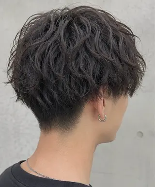 パーマ 🍓暖色艶髪カラー 桝崎🎀ིྀのヘアスタイル