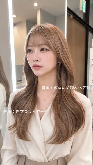 ロング カラー 💎レイヤー/韓国 💎石戸谷のヘアスタイル