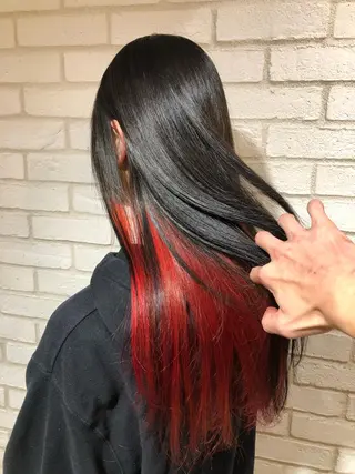 ロング カラー パーマ ヘアアレンジ メンズ キッズ ネイル マツエク・マツパ 新宿/髪質改善/ 美髪矯正✨浅江通友のヘアスタイル