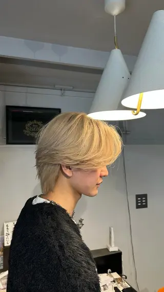 ショート カラー メンズ CALON本店よしき 透明感/似合わせのヘアスタイル