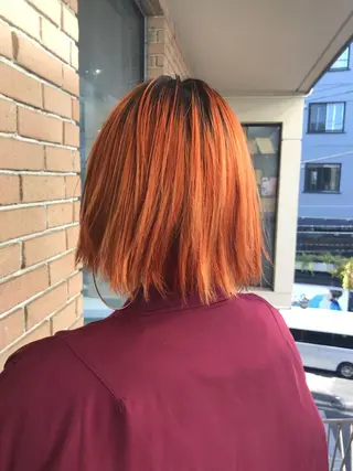 ショート カラー パーマ ヘアアレンジ メンズ キッズ ネイル マツエク・マツパ サロンドミルク 渋谷高比良のヘアスタイル